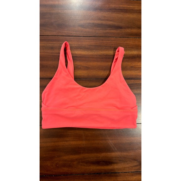 Lululemon Other - Lululemon Align Reversible Bra Light Support Nulu Coral Pink Size 10 LW2CYOS